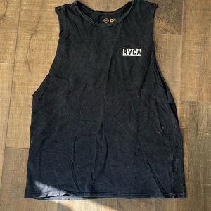 RVCA, navy blue, cut off tank